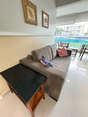 A planta de VGFUN Praia do Futuro Ap130 2 quartos 2 WCs 60m2-IMOB TEMPORADA