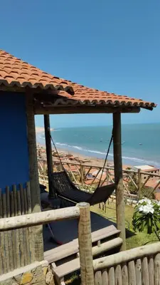 Paisagem natural perto do chalé