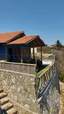 O edifício onde o chalé está situado