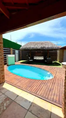 A piscina em ou perto de Casa de Praia Tibau-RN