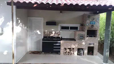 A cozinha ou kitchenette de Reserva dos Ipês