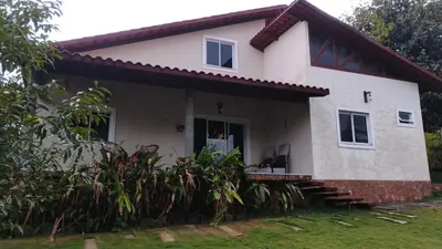 O edifício onde a casa de férias está situado
