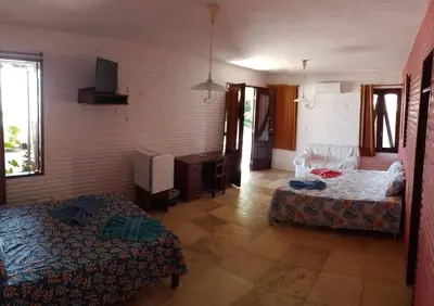 Uma cama ou camas num quarto em OCEANO