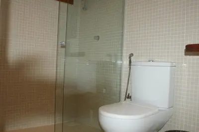 Uma casa de banho em Flat La Fazenda