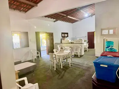 Uma área de estar em Toca do coelho