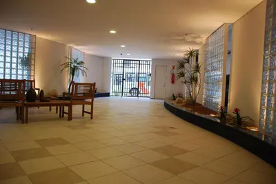 Uma área de estar em Fortaleza Rentals