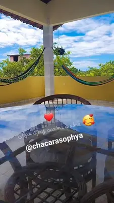 Uma varanda ou terraço em Casa de Praia no Iguape Ce.