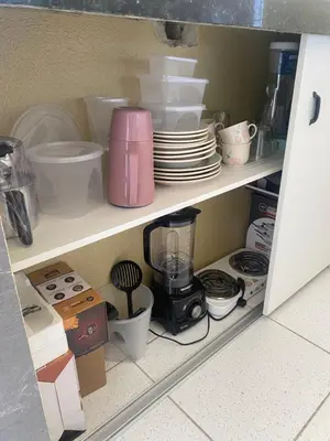 A cozinha ou kitchenette de Portas do Morro Branco
