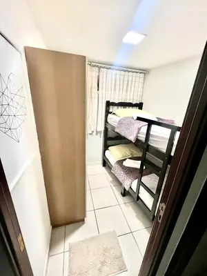 Uma cama ou camas num quarto em Lindo Ap vista Mar no Melhor de Fortaleza.