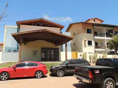 O edifício onde o apartamento está situado