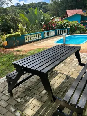 A piscina em ou perto de Casa Sítio Beija Flor