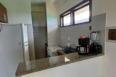 A cozinha ou kitchenette de Apartamento à beira-mar. Beachfront apartment