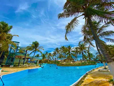 A piscina em ou perto de Hotel Parque das Fontes