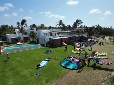 Os clientes hospedados em Condominio de Villa com quartos ou villas en aluguel : Kite Villas - 3 villas (Cajueiro, Carnauba e Beija Flor)