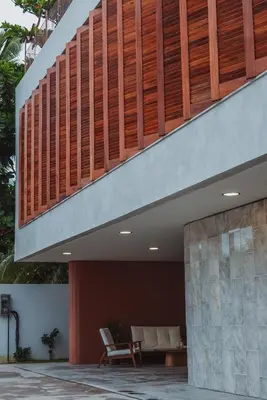 O edifício onde o hotel está situado
