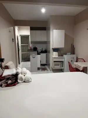 A cozinha ou kitchenette de Stúdio Beira Mar