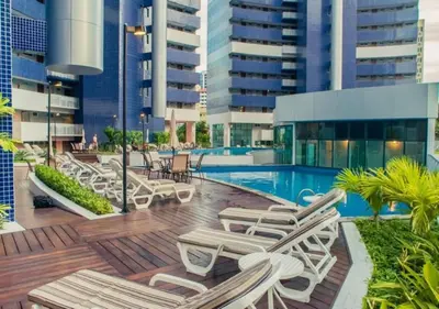 A piscina em ou perto de Beach Class Fortaleza