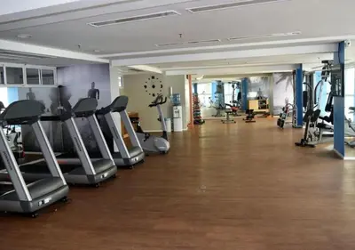 O centro de fitness e/ou as comodidades de fitness de Beach Class Fortaleza