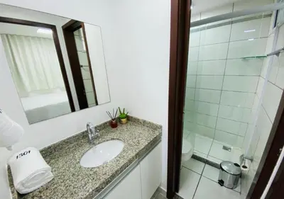 Uma casa de banho em Beach Class Fortaleza