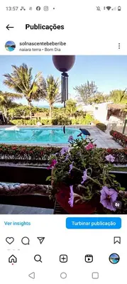 A piscina em ou perto de Pousada Sol Nascente