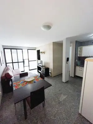 A cozinha ou kitchenette de flat 202 Atlantico residence