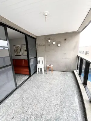 A cozinha ou kitchenette de flat 202 Atlantico residence