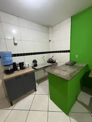 A cozinha ou kitchenette de Apartamento completo e central! Casa Joana!