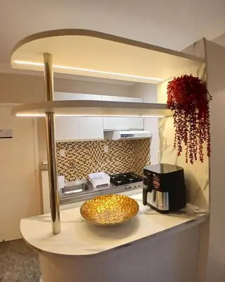 A cozinha ou kitchenette de Flat Saint martin 1807