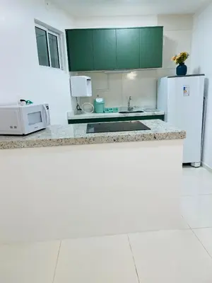 A cozinha ou kitchenette de Smarts Beach Ap Cumbuco