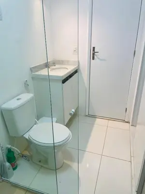 Uma casa de banho em Smarts Beach Ap Cumbuco