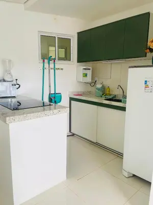 A cozinha ou kitchenette de Smarts Beach Ap Cumbuco