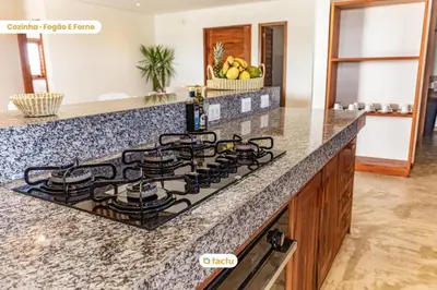 A cozinha ou kitchenette de Casa Canoé Fortim Piscina de Luxo em Condomínio