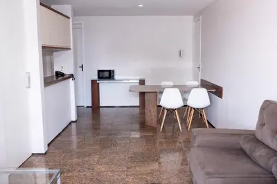 A cozinha ou kitchenette de Flat atlantico 1601