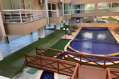 A piscina em ou perto de BP03- Em Cumbuco Vento na Varanda Estilo Bali Lounge por Will
