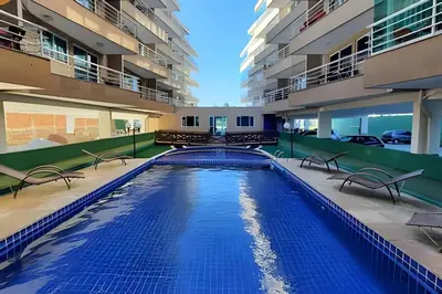 A piscina em ou perto de BP03- Em Cumbuco Vento na Varanda Estilo Bali Lounge por Will