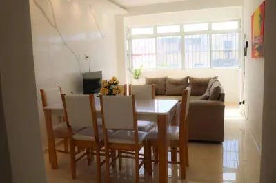 Uma área de estar em Apartamento Praia do Futuro 4 Quartos Morada das Dunas