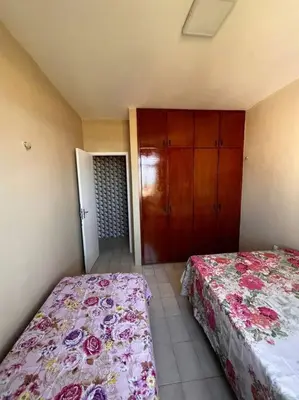 Uma cama ou camas num quarto em Aluga-se Apartamento em Fortaleza-CE