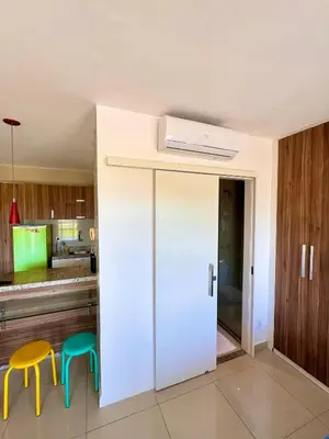 Uma televisão e/ou sistema de entretenimento em VG FUN Praia do Futuro Pé na Areia ap 311 IMOB TEMPORADA