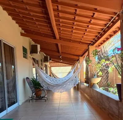 Uma varanda ou terraço em pousada marimar