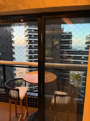 Uma varanda ou terraço em Apartamento com 02 quartos, Beira Mar, Fortaleza - CE.