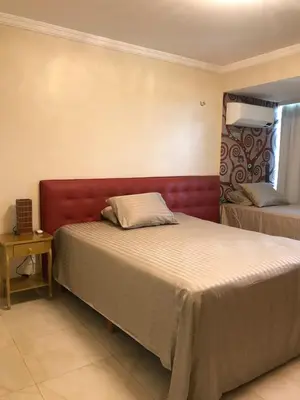 Uma cama ou camas num quarto em Cartier Praia