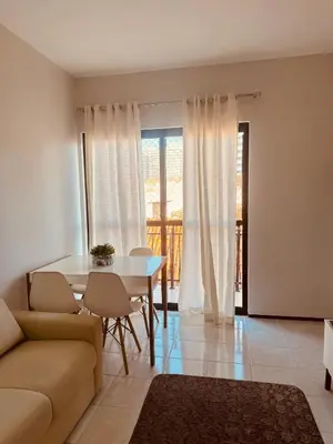 Uma área de estar em Studio 208 Praia de Iracema