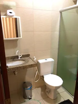 Uma casa de banho em Pousada Vila do Pôr do Sol Canoa Quebrada
