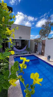 A piscina em ou perto de Casa na Praia do Preá, com Piscina