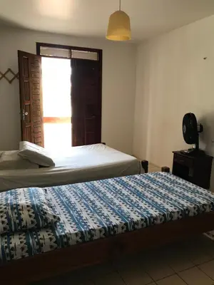 Uma cama ou camas num quarto em Casa Aguas Belas