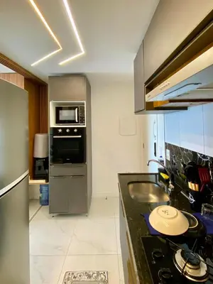 A cozinha ou kitchenette de Aurora Fortaleza