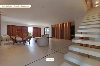 A planta de Casa KitePirosca, quartos com vista mar em Fortim