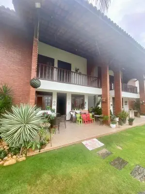 Um jardim no exterior de Paraíso no Porto das Dunas!