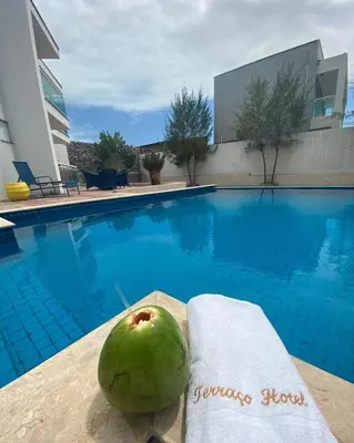 A piscina em ou perto de Terraço Hotel Lagoinha