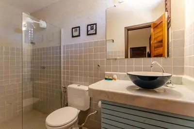 Uma casa de banho em Pousada La Vie Jeri